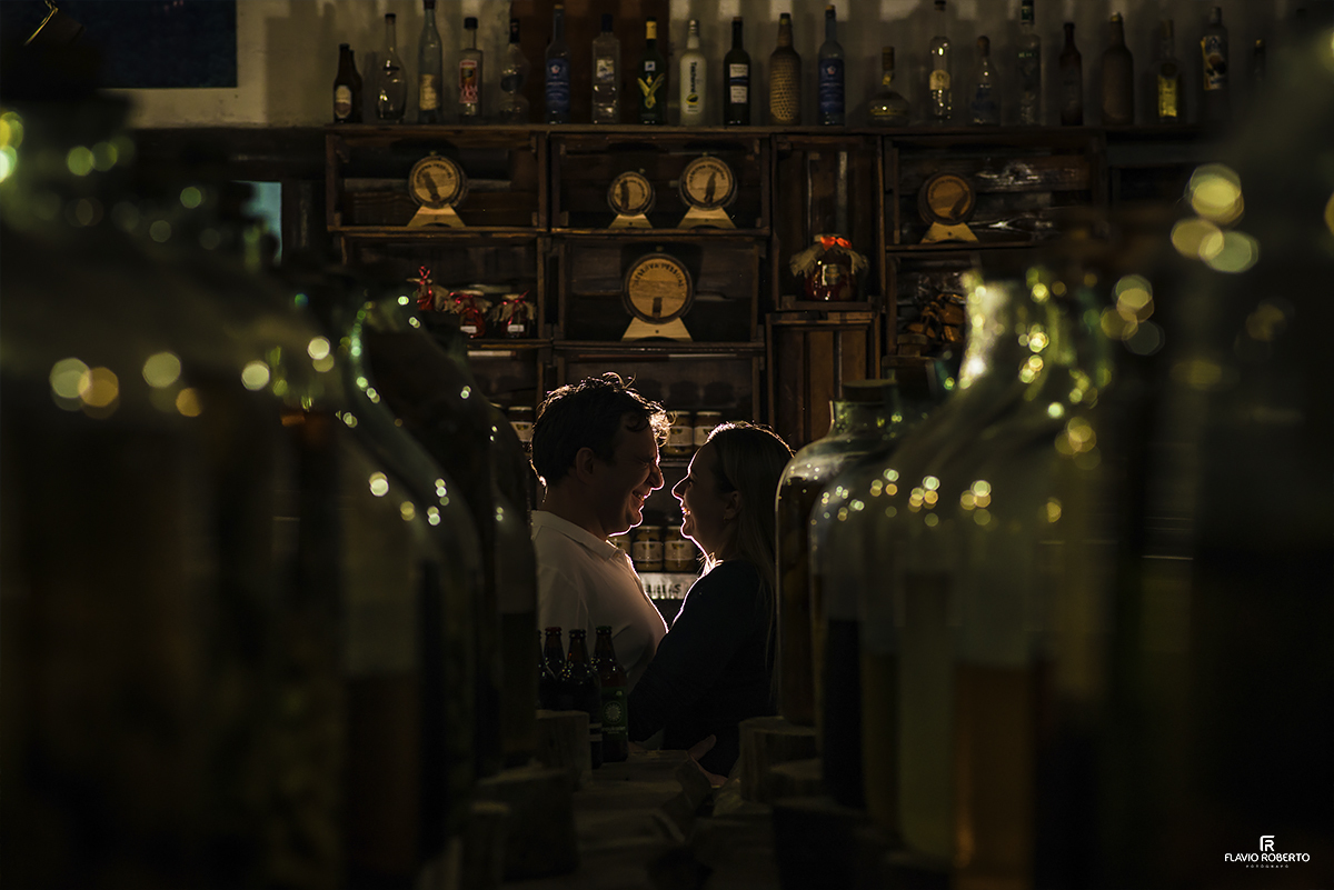 Casal de Machado-MG fazendo Ensaio fotográfico de Casal na Bodega de Santo Antônio do Pinhal