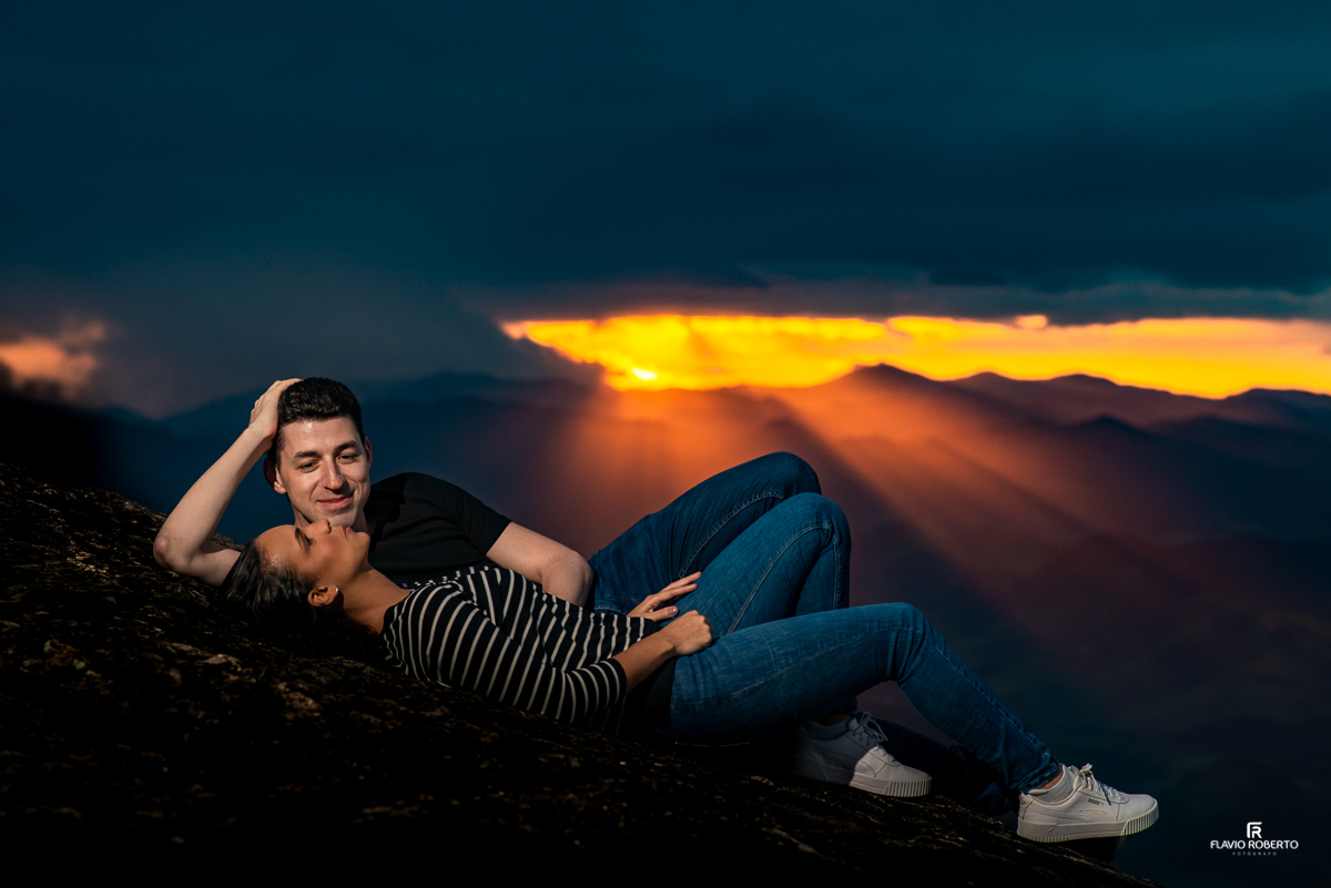 Ensaio Pré Wedding na Pedra do Baú em São Bento do Sapucaí