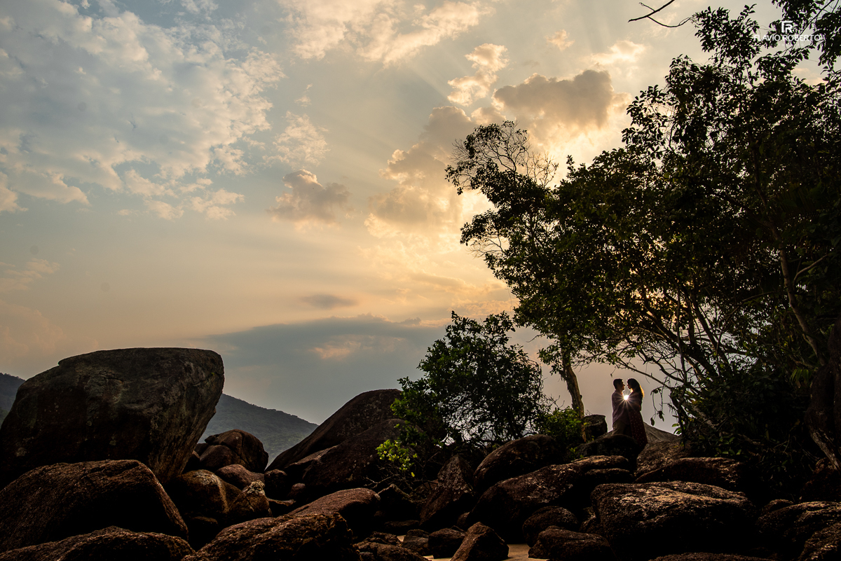 Ensaio Pré Wedding no nascer do sol da Praia Vermelha