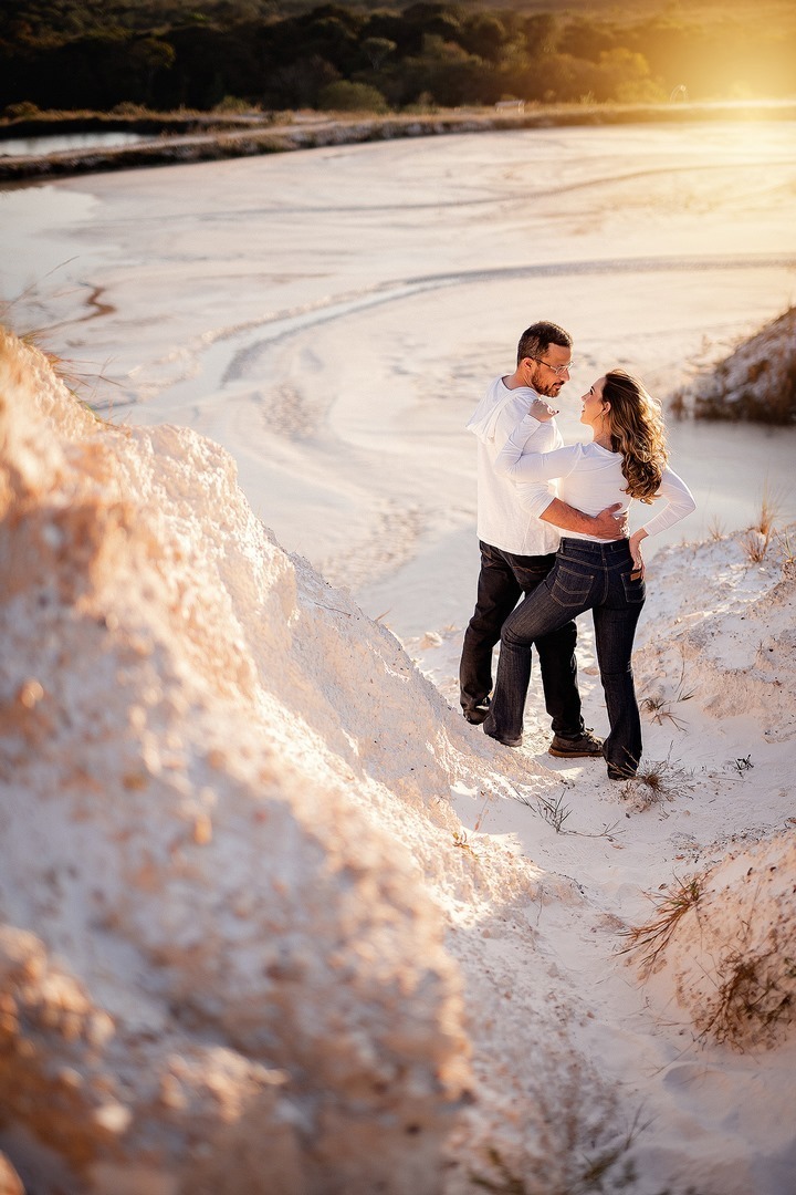 Ensaio fotográfico de casal no Dunas de Areia Brasília DF