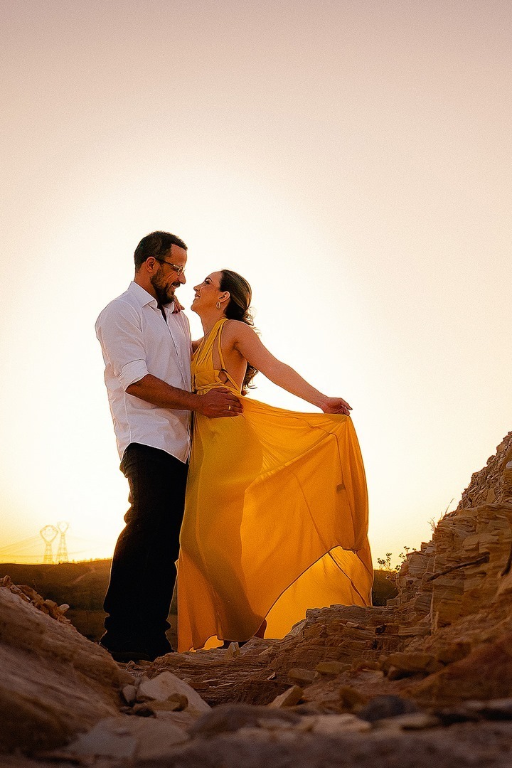 Ensaio fotográfico de casal no Dunas de Areia Brasília DF