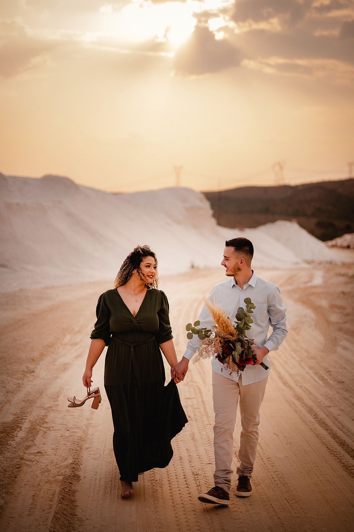 Ensaio de casal - Pre-wedding no dunas de Areia em Brasília df