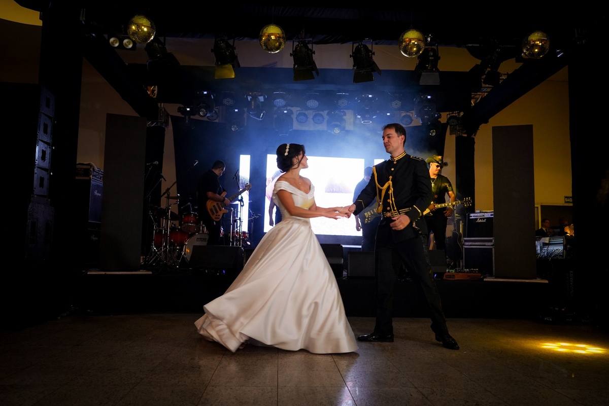 Casamento Militar com teto de aço na Igreja São Judas Tadeu em Brasília Df