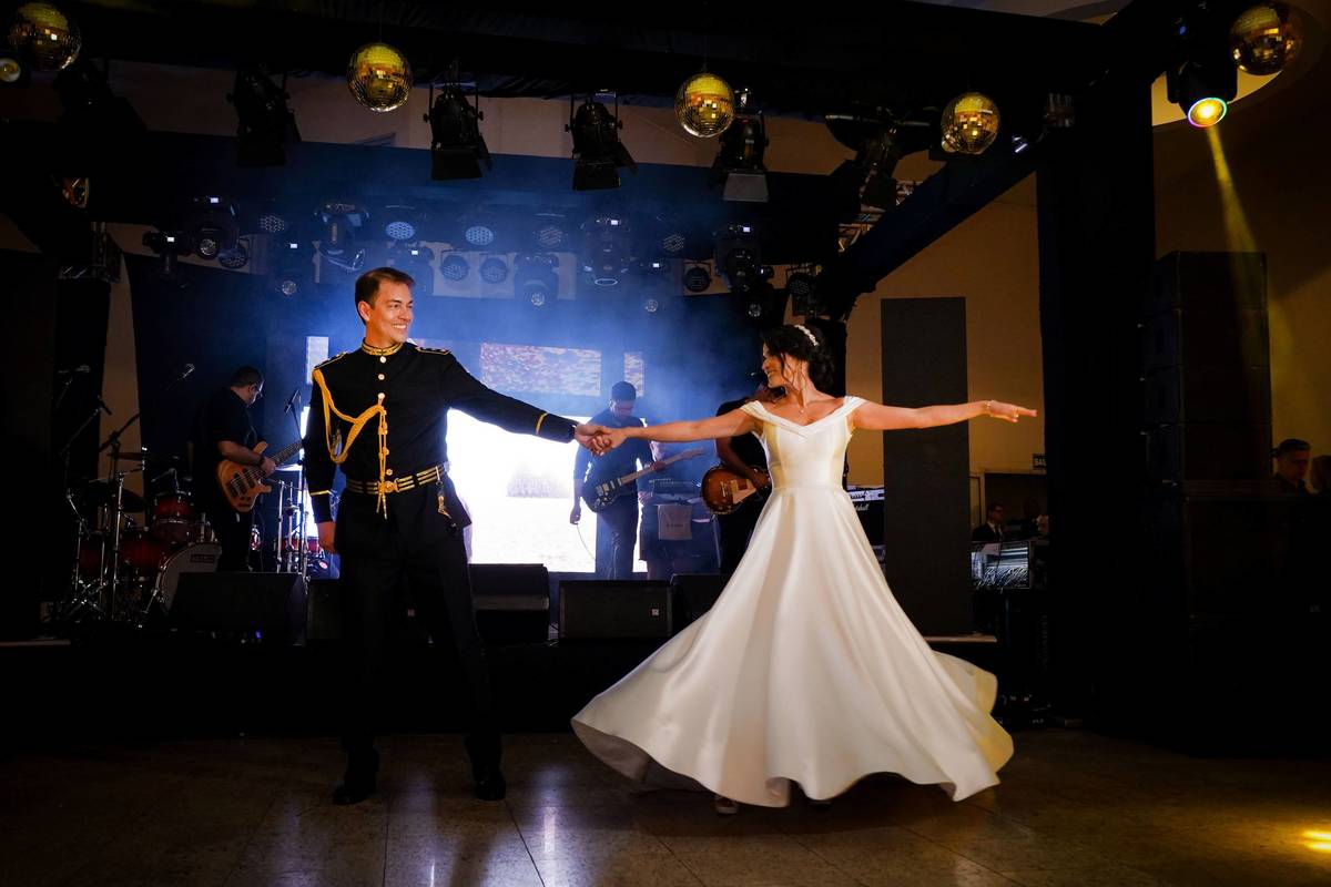 Casamento Militar com teto de aço na Igreja São Judas Tadeu em Brasília Df
