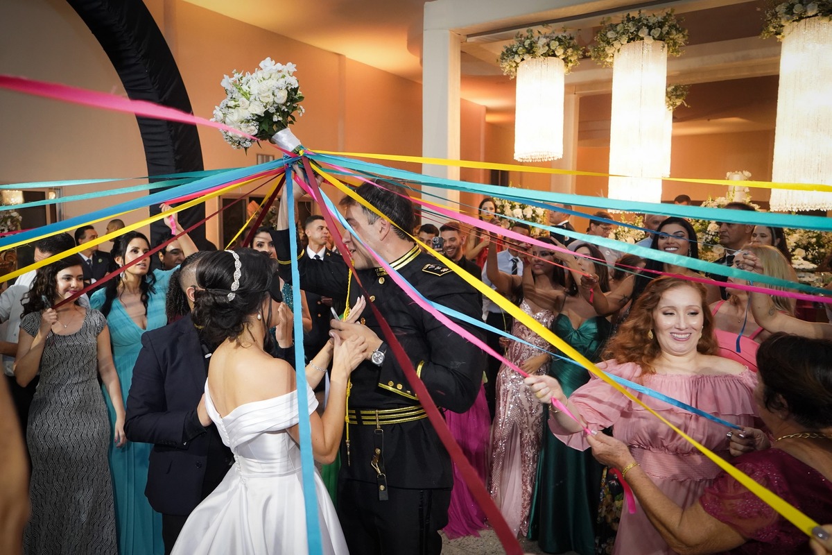 Casamento Militar com teto de aço na Igreja São Judas Tadeu em Brasília Df