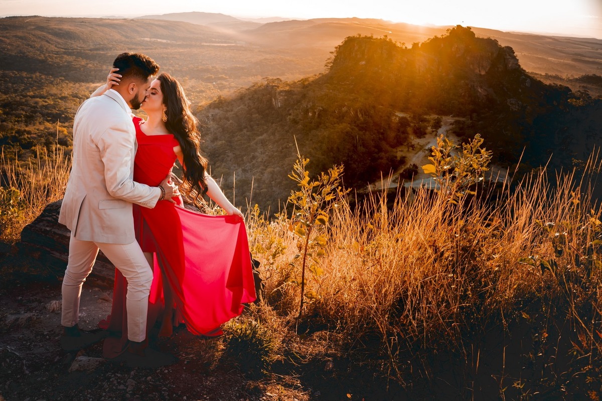 Previa romântica Pico dos Pireneus.