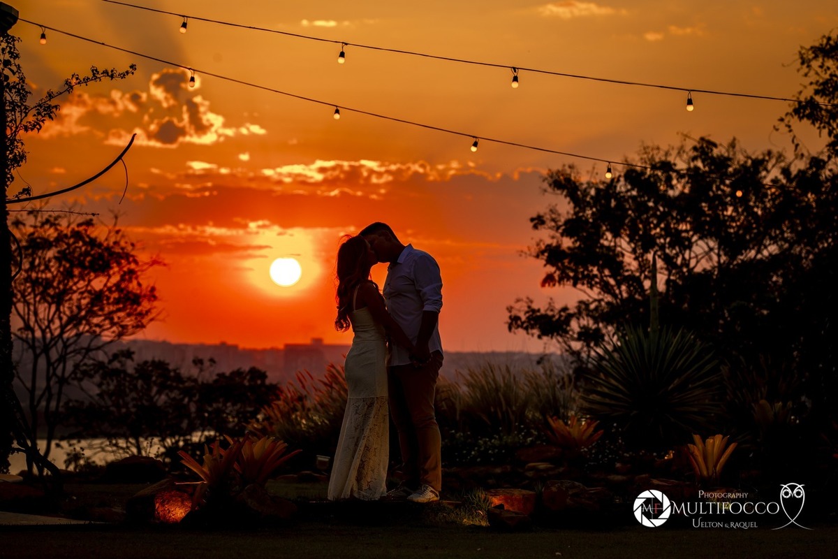 Por do sol no Villa Giardini