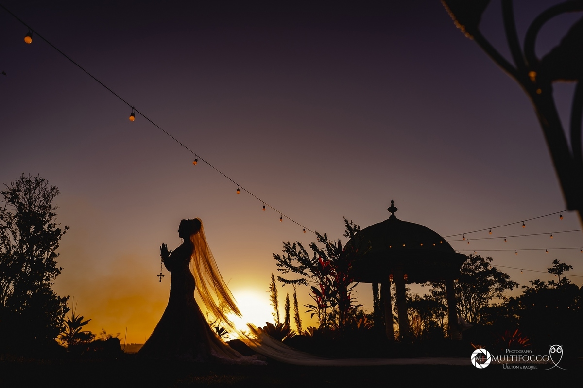 Por do sol no Villa Giardini