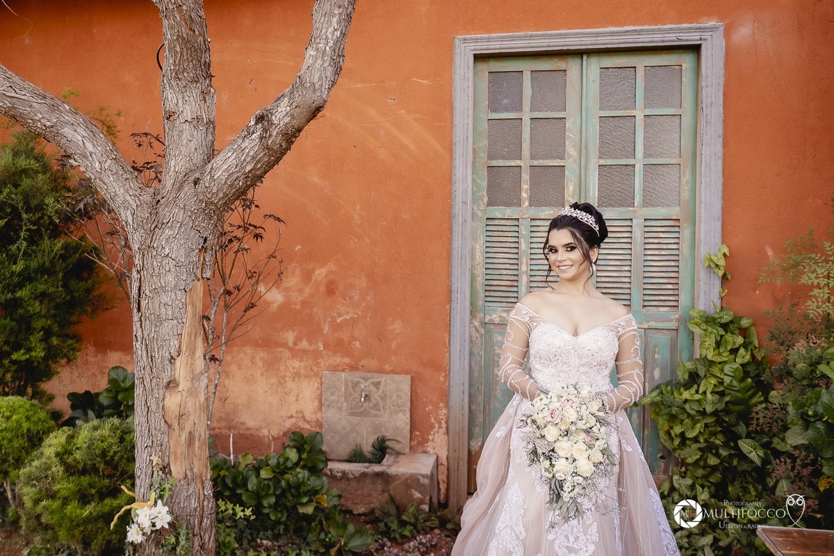 noiva no villa giardini