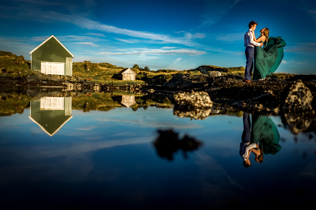 Ensaio de casal Noruega Pós Wedding Mutifocco