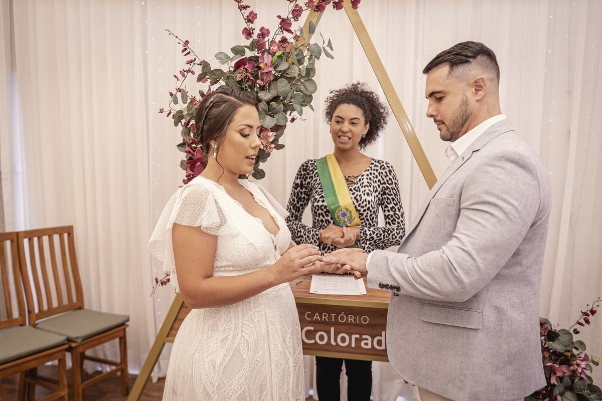 Casamento civil no Cartório Colorado