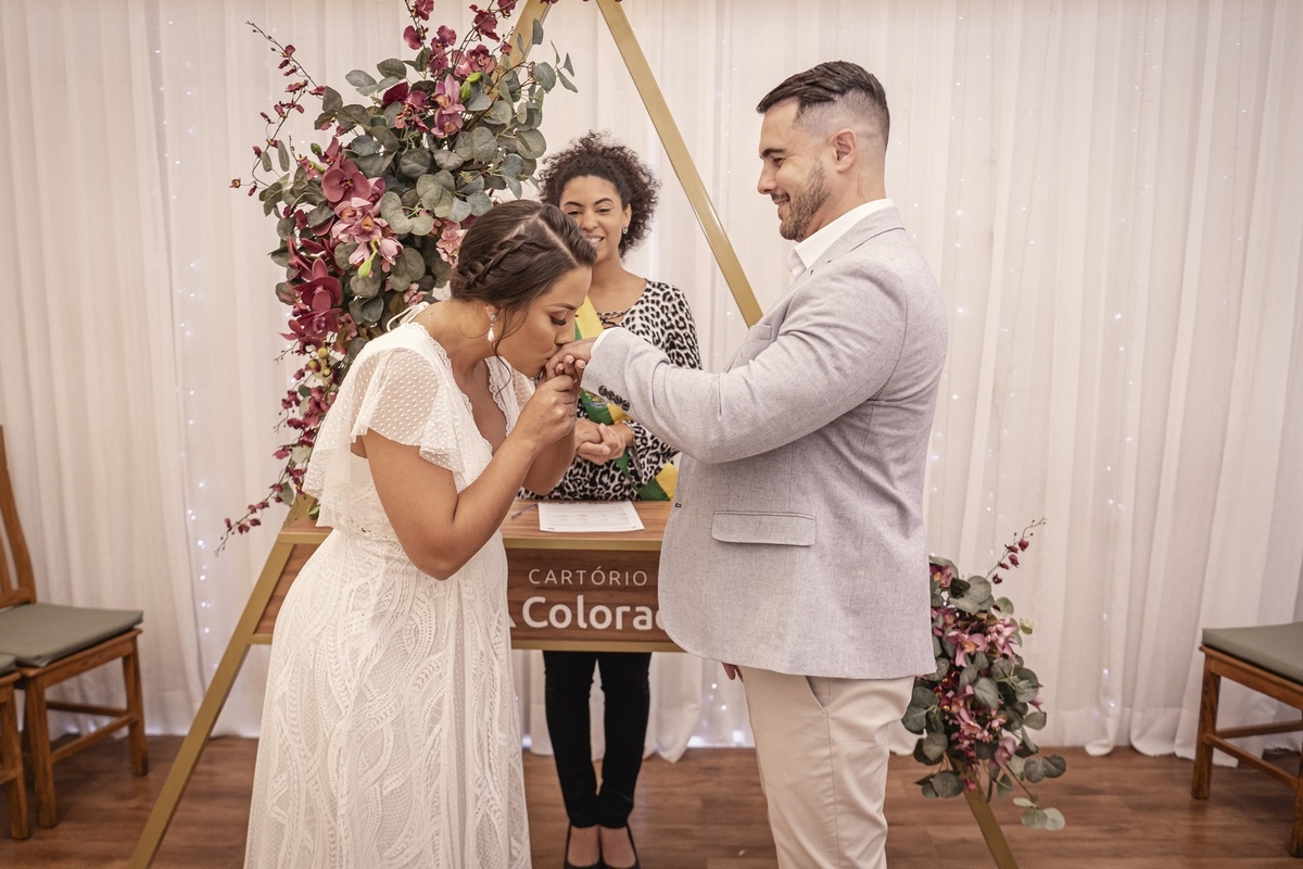 Casamento civil no Cartório Colorado