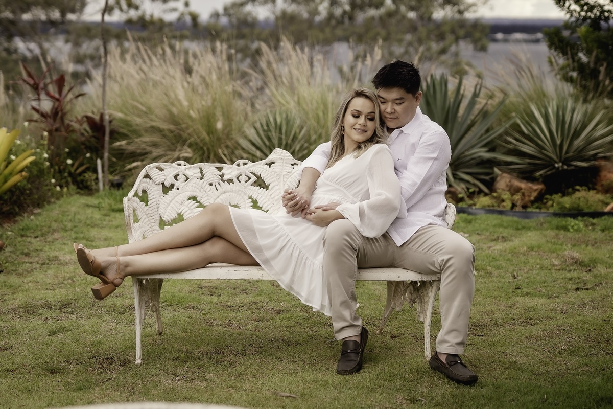 Previa de Casal  - Fotografia casal Villa Giardini - Ensaio de noivo - Ensaio de noiva - Brasília-DF