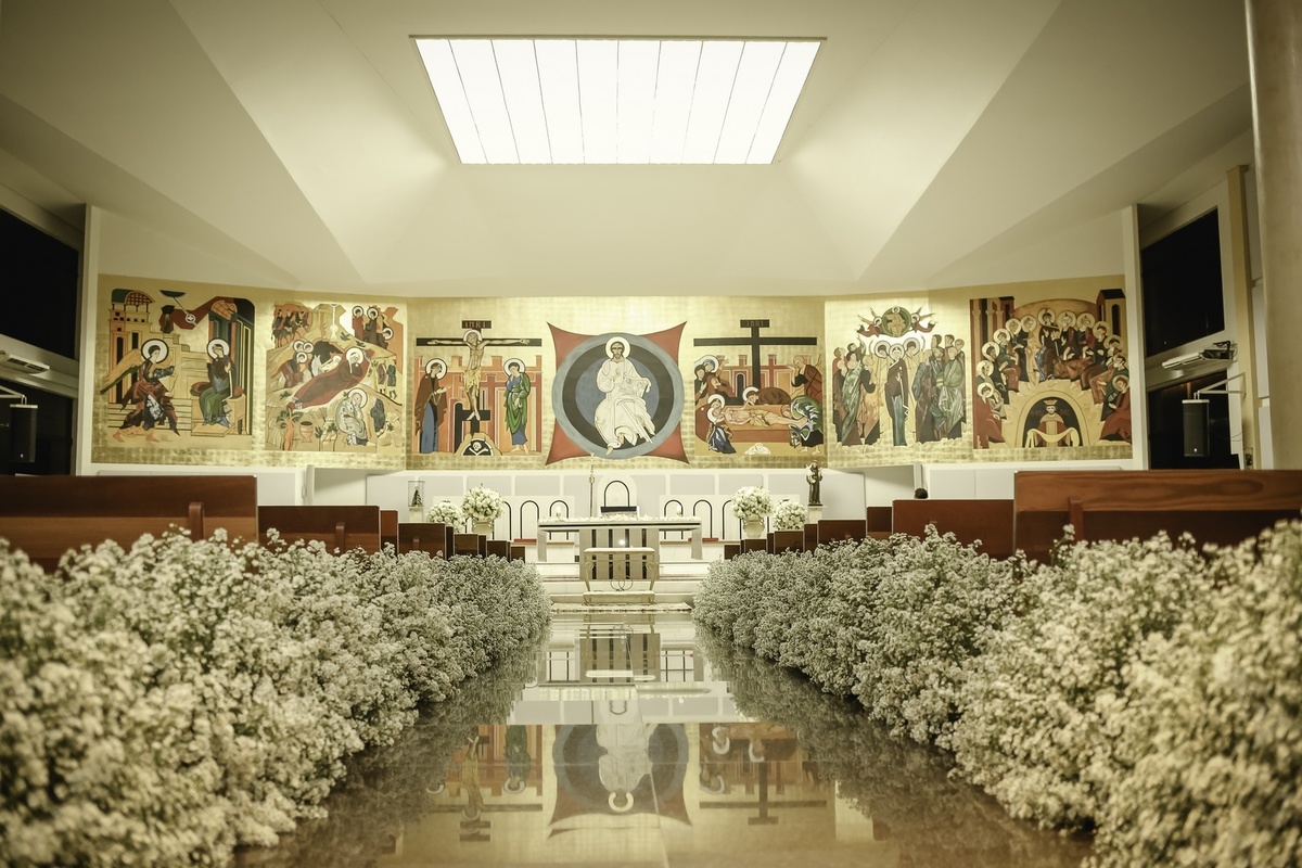 Igreja - Casamento - Cerimonia de Casamento - Casal - Fotografo de casamento Brasília-DF