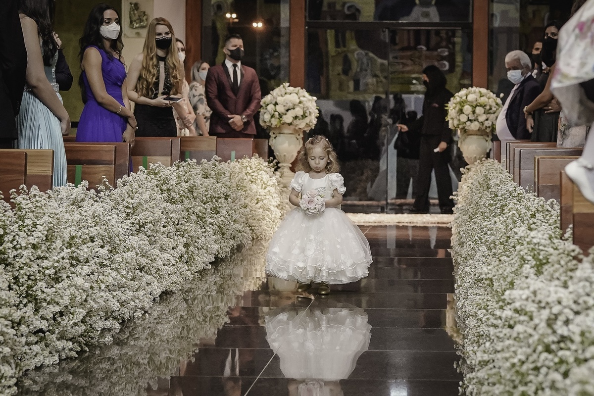 Dama de honra - Daminha de casamento - Entrada da Dama de Honra 