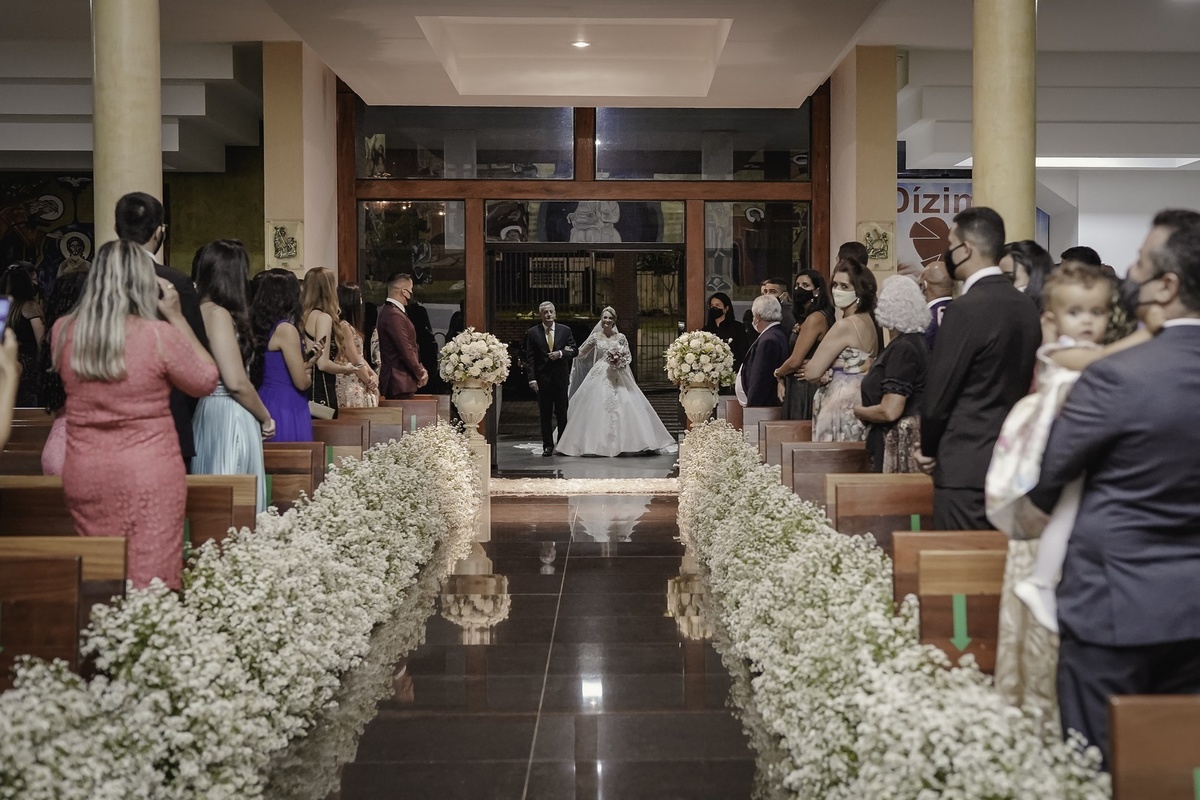 Fotografo de Casamento - Multifocco - Cerimonia de Casamento - Pai da Noiva - Entrada da Noiva