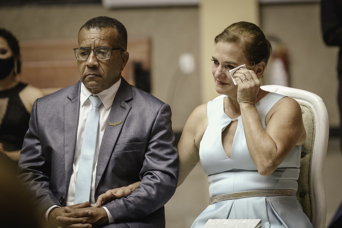 Emoção de casamento - pai da noiva - mãe da noiva - casamento - fotografo Brasilia-DF