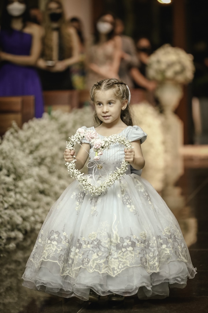 Dama de honra - Daminha de casamento - Entrada da Dama de Honra 