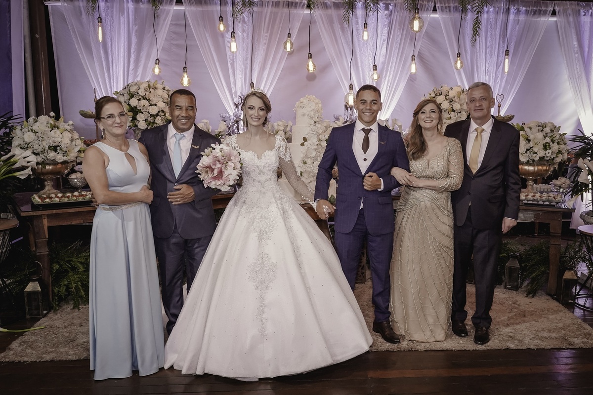 Família do noivo - Família da noiva - fotos de família - casamento - festa de casamento - fotografo Brasília-DF