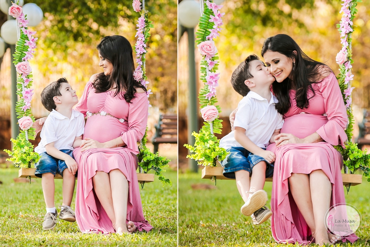 Ensaio Gestante , Mamãe  de Princesa, Mamãe de dois, Solar dos Novaes , La Musa