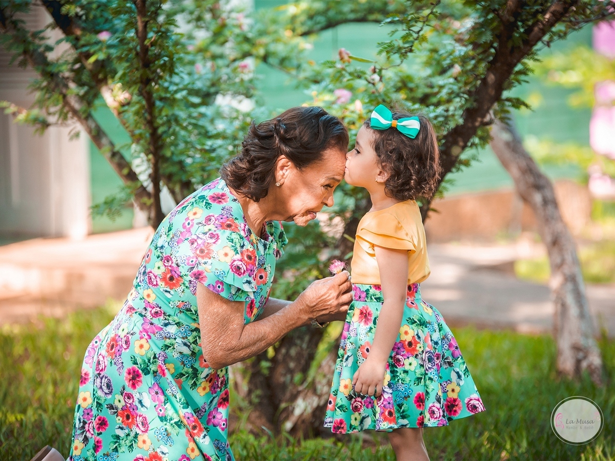 E essa é a Laurinha, primeira bisneta e a primeira da família que fotografámos! 