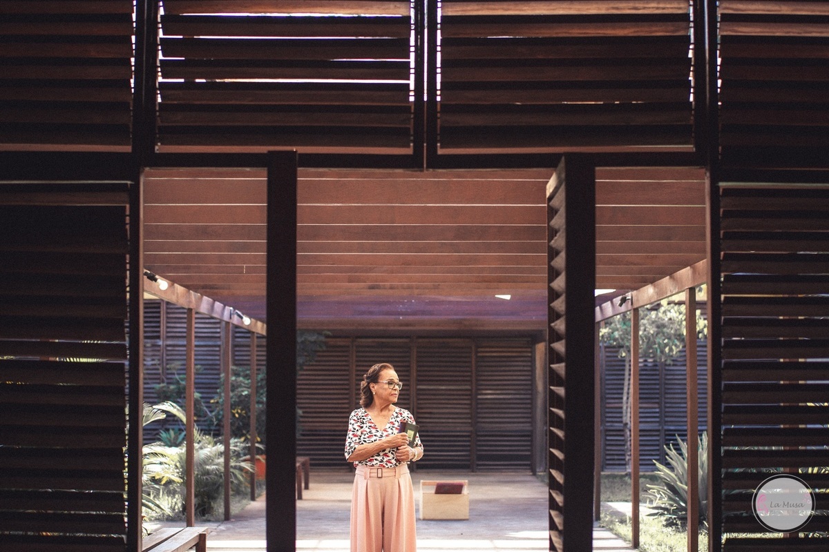 Ela com sua armadura!