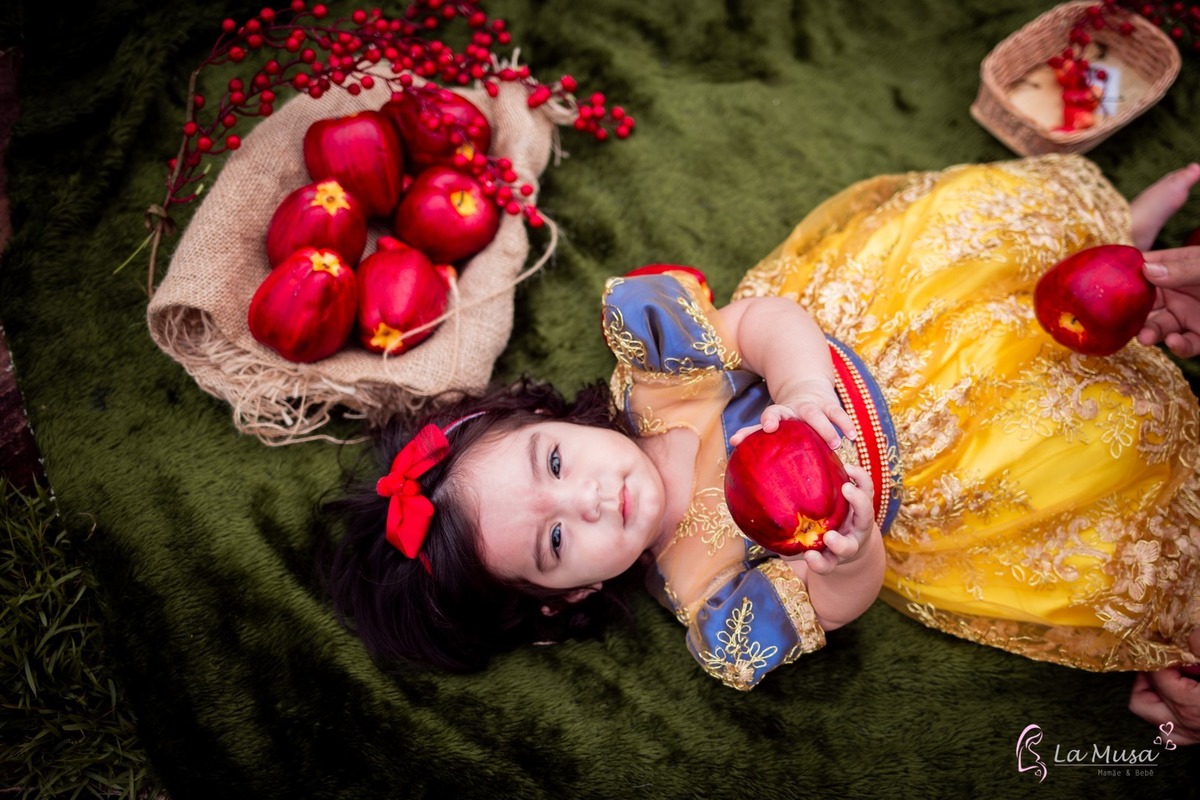 Smash the cake Branca de neve, Ensaio de 1 ano , Ensaio Branca de Neve, Ensaio New garden, Ensaio familia  