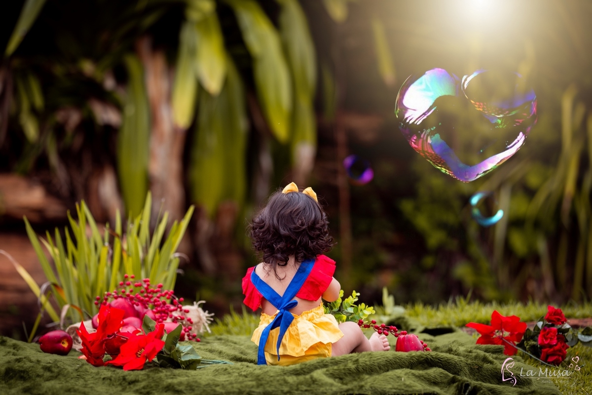 Smash the cake Branca de neve, Ensaio de 1 ano , Ensaio Branca de Neve, Ensaio New garden, Ensaio familia  