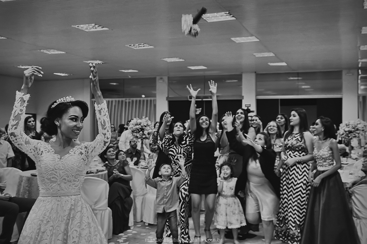 Lançamento do buquê!