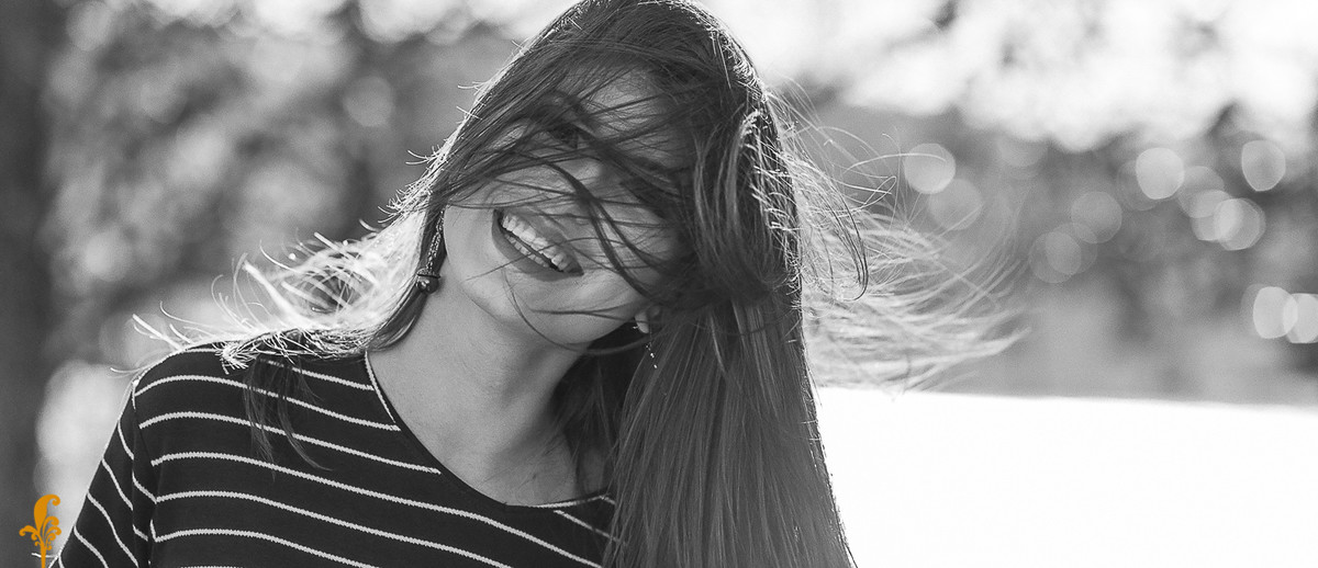 foto cabelo no rosto