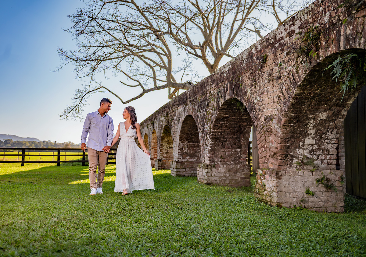 pré-wedding no aqueduto em Candelária