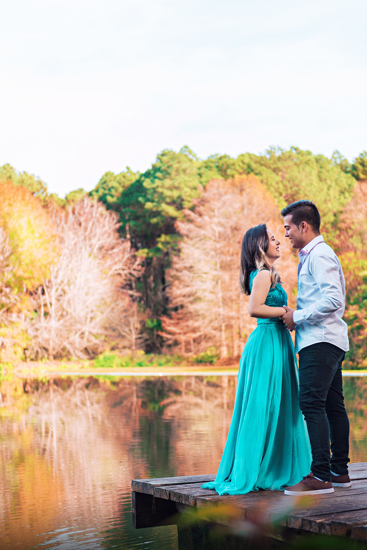 noivos no parque witeck