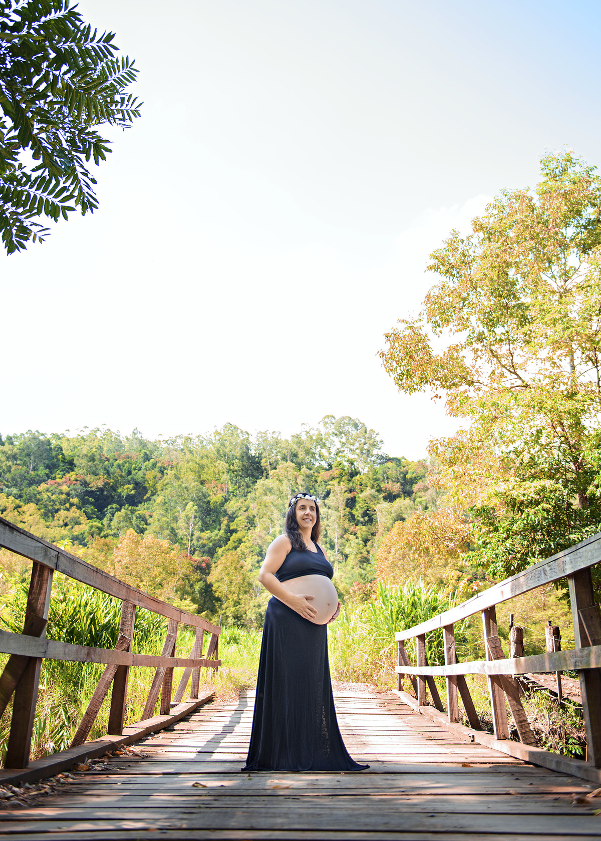 fotos de gestante na ponte