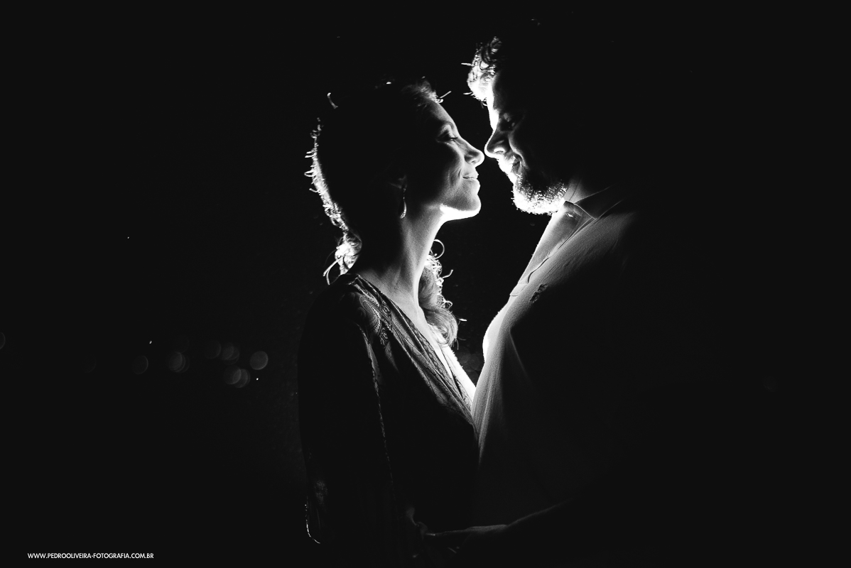 Preto e branco beijo