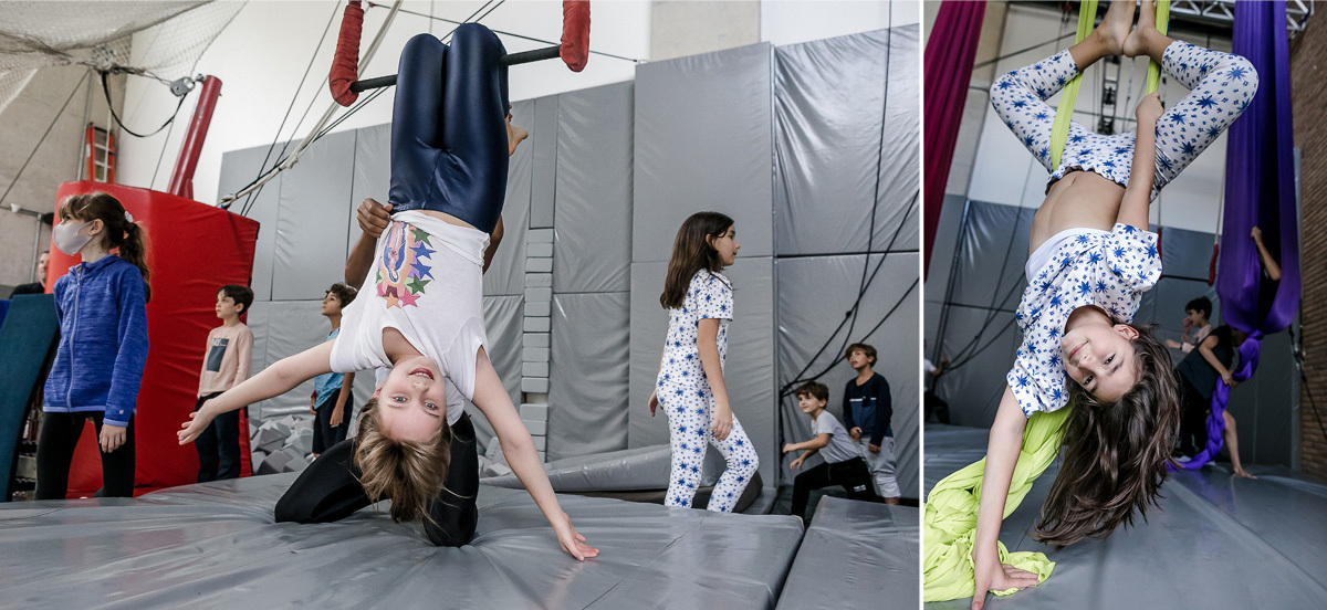 Fotos do aniversário de 9 anos da Luisa na Escola de artes circenses trapézio voador jardim guedala sao paulo sp