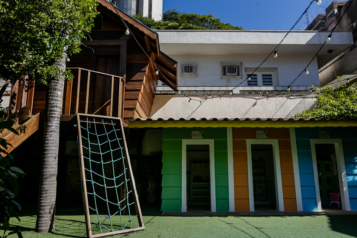brinquedos do buffet quintal das aroeiras em santo andré sp