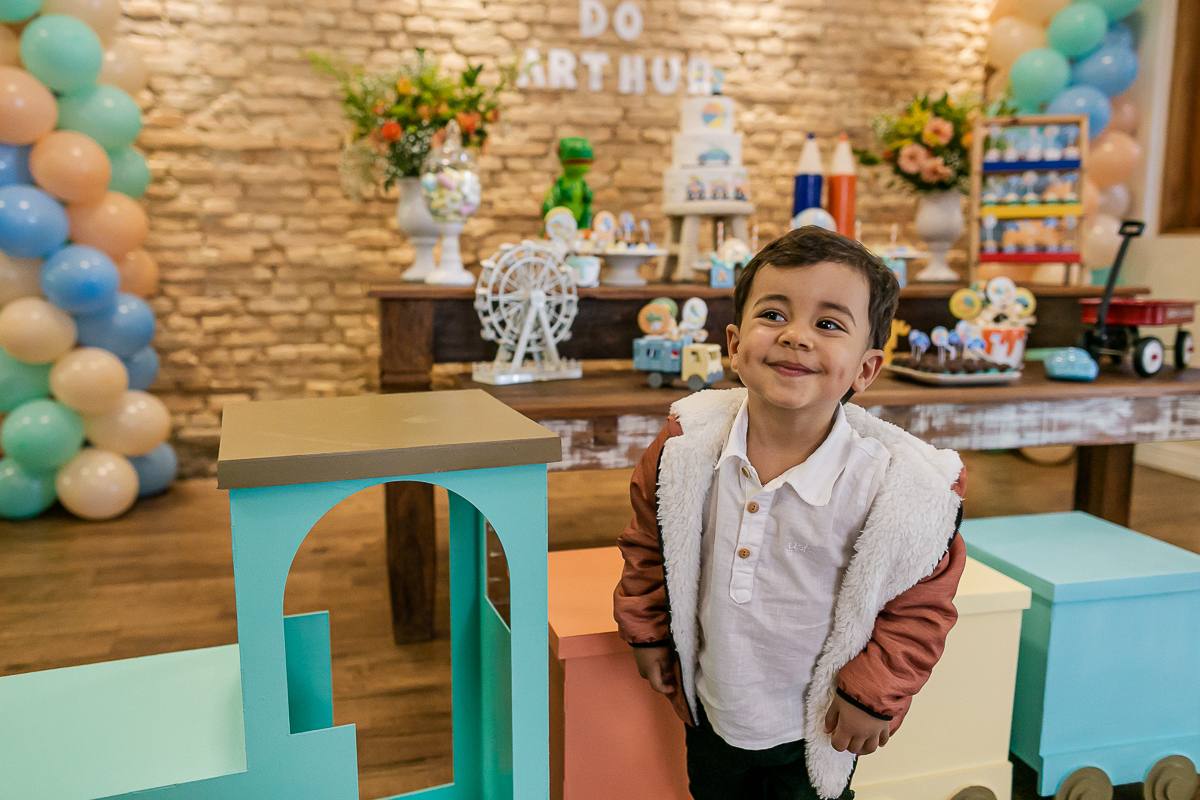 fotos do aniversário de 2 anos do arthur no buffet quintal das aroeiras no bairro do jardim em santo andré sp