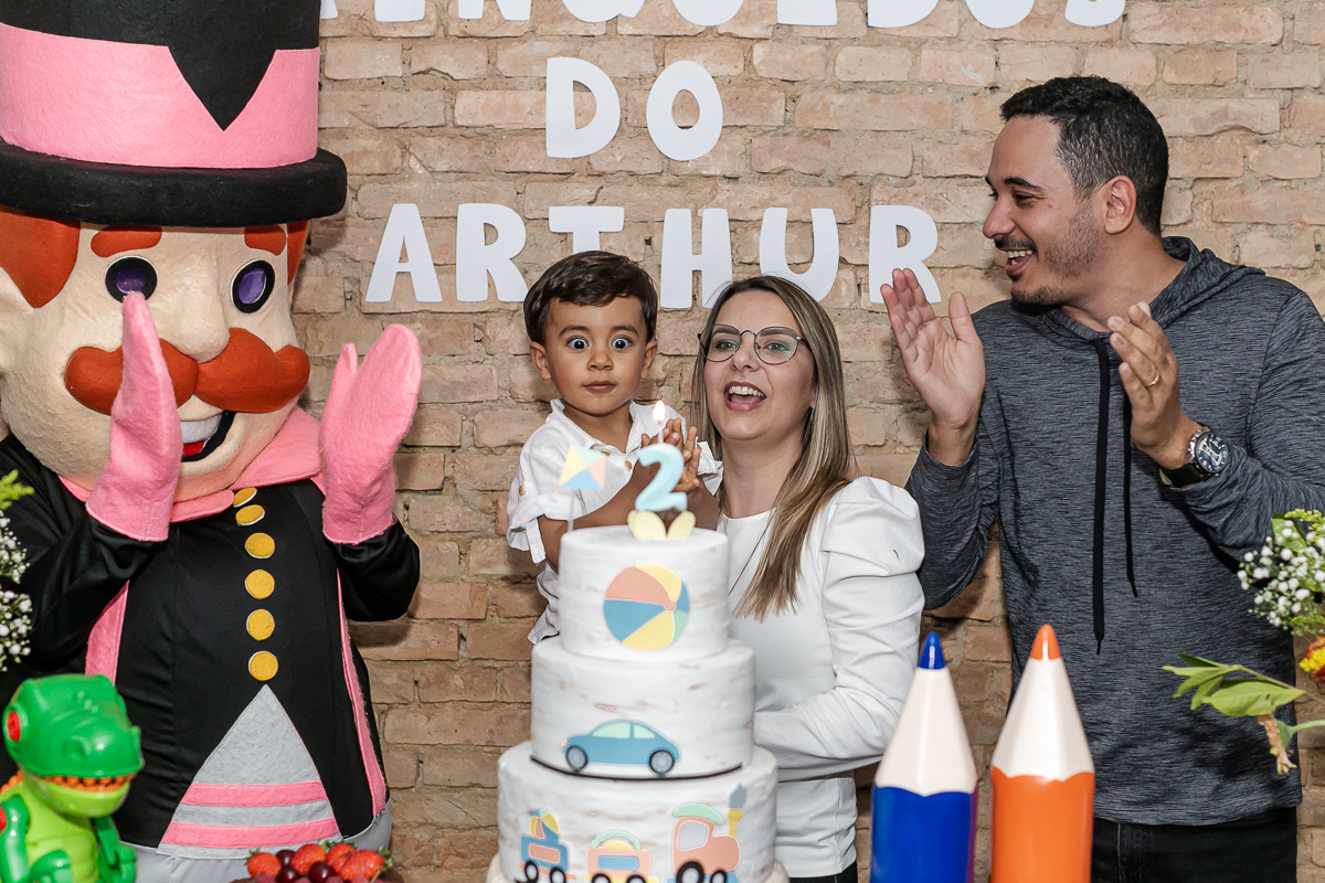 fotos do aniversário de 2 anos do arthur no buffet quintal das aroeiras no bairro do jardim em santo andré sp