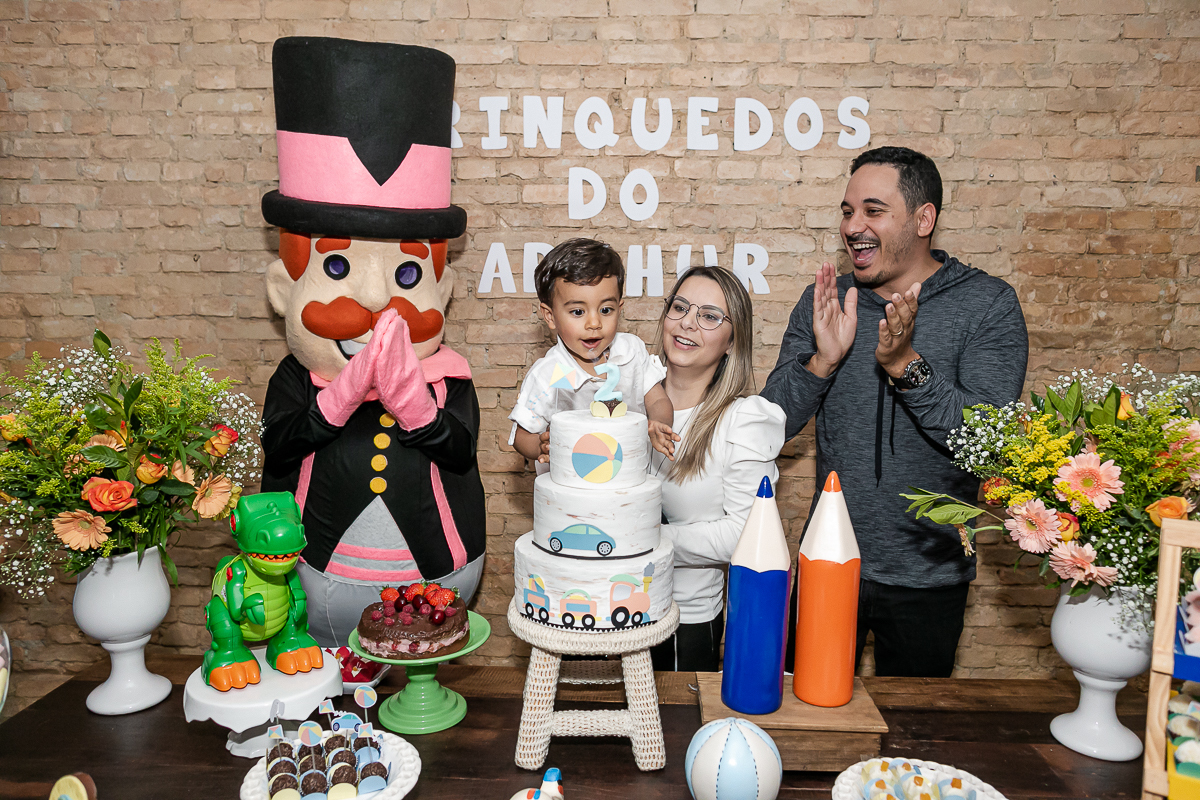fotos do aniversário de 2 anos do arthur no buffet quintal das aroeiras no bairro do jardim em santo andré sp