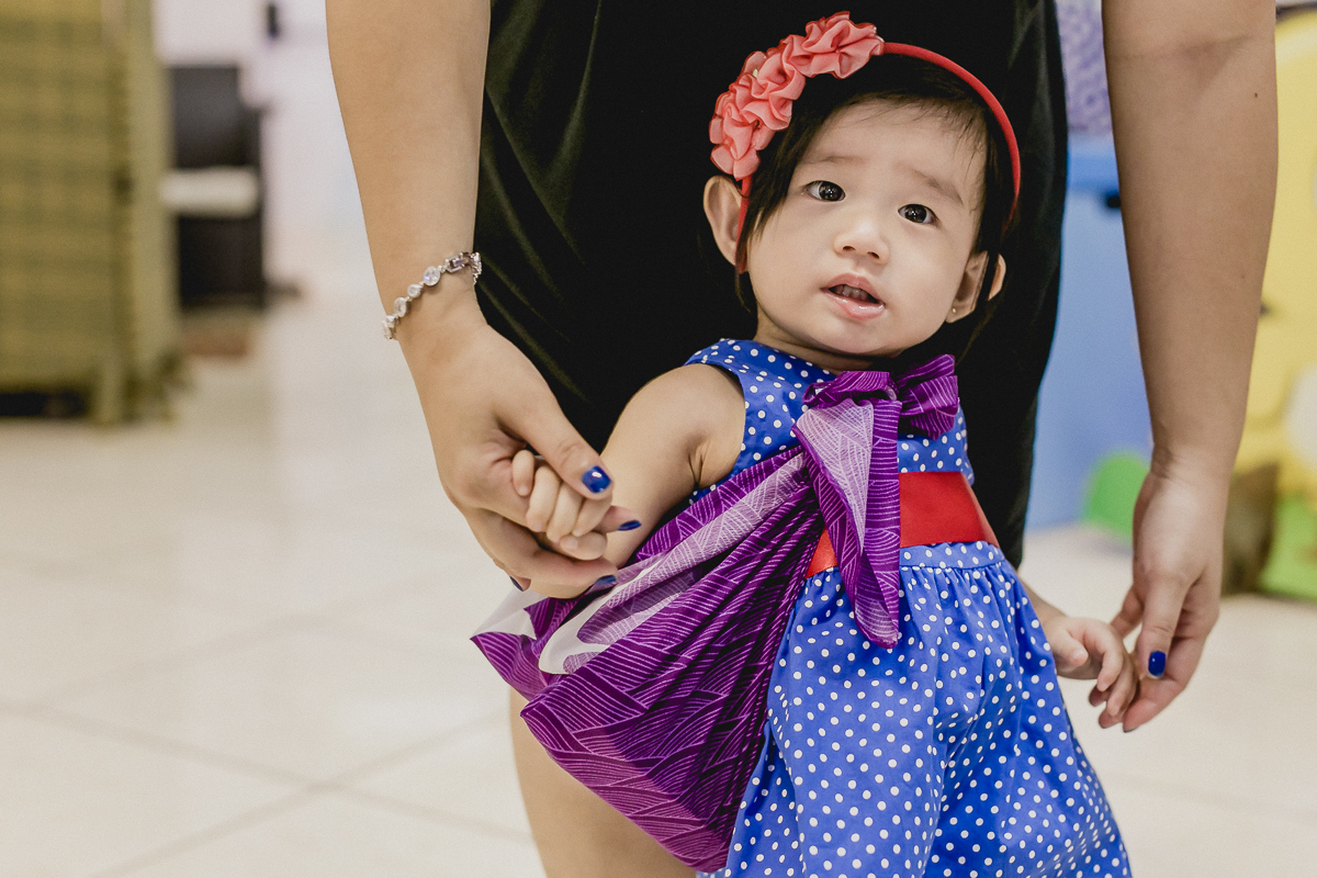 caminhando com a mamae