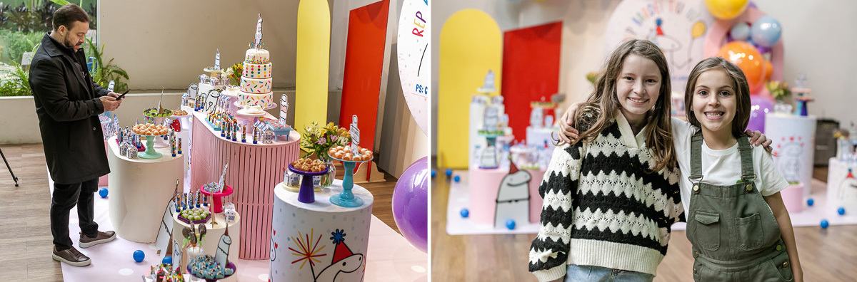 fotos do aniversário de 10 anos da Rafa que aconteceu lá no Espaço Entre Folhas em Moema SP