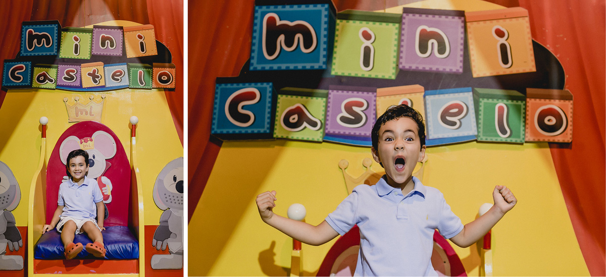 pedro sendo o rei do buffet miniland