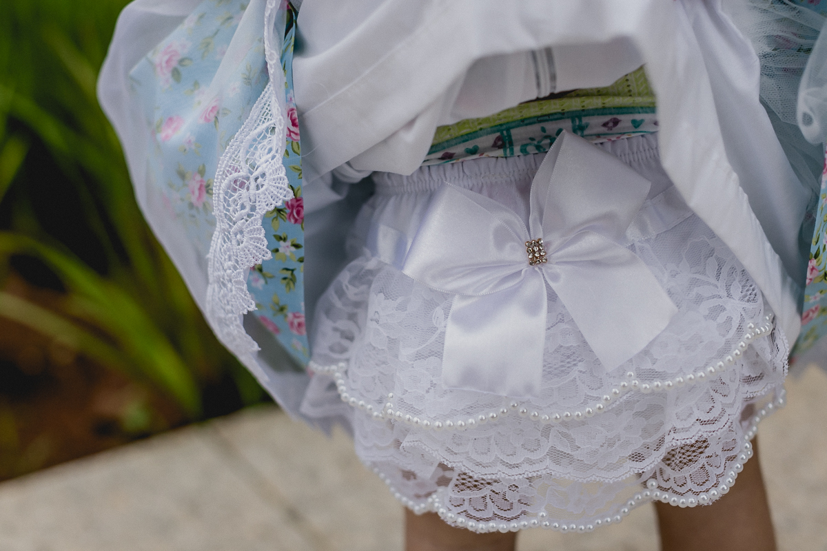detalhes da calcinha de bebe linda