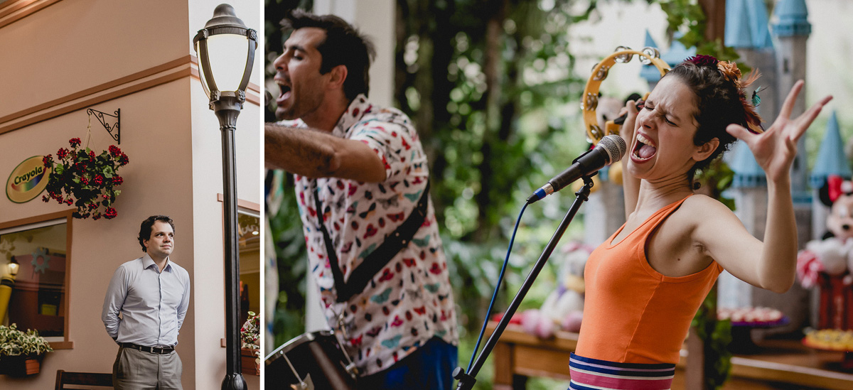 cantando e alegrando a todos