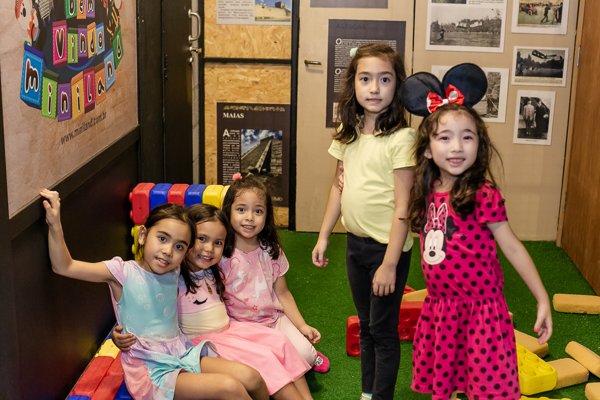 fotografias do aniversário de 5 anos do alexandre no buffet miniland unidade vila olimpia com o tema dinossauros