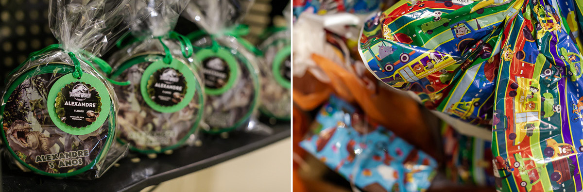fotografias do aniversário de 5 anos do alexandre no buffet miniland unidade vila olimpia com o tema dinossauros