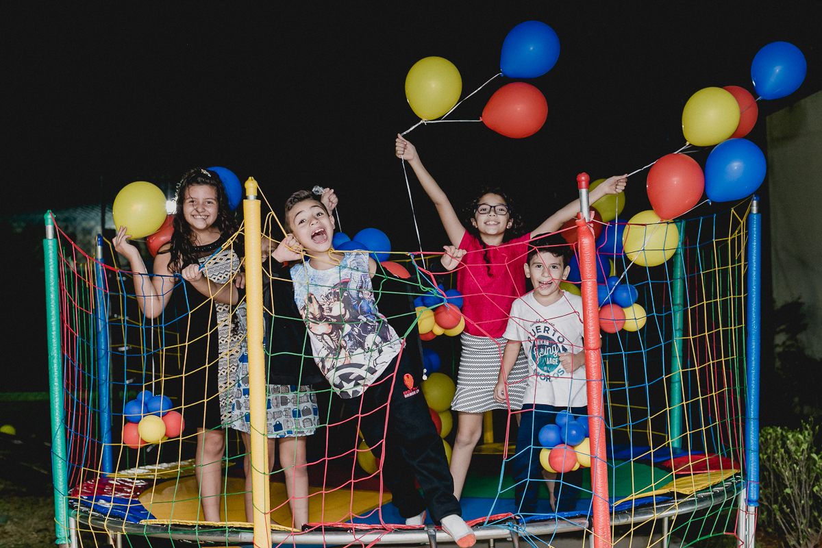 retrato dos amiguinhos no pula pula