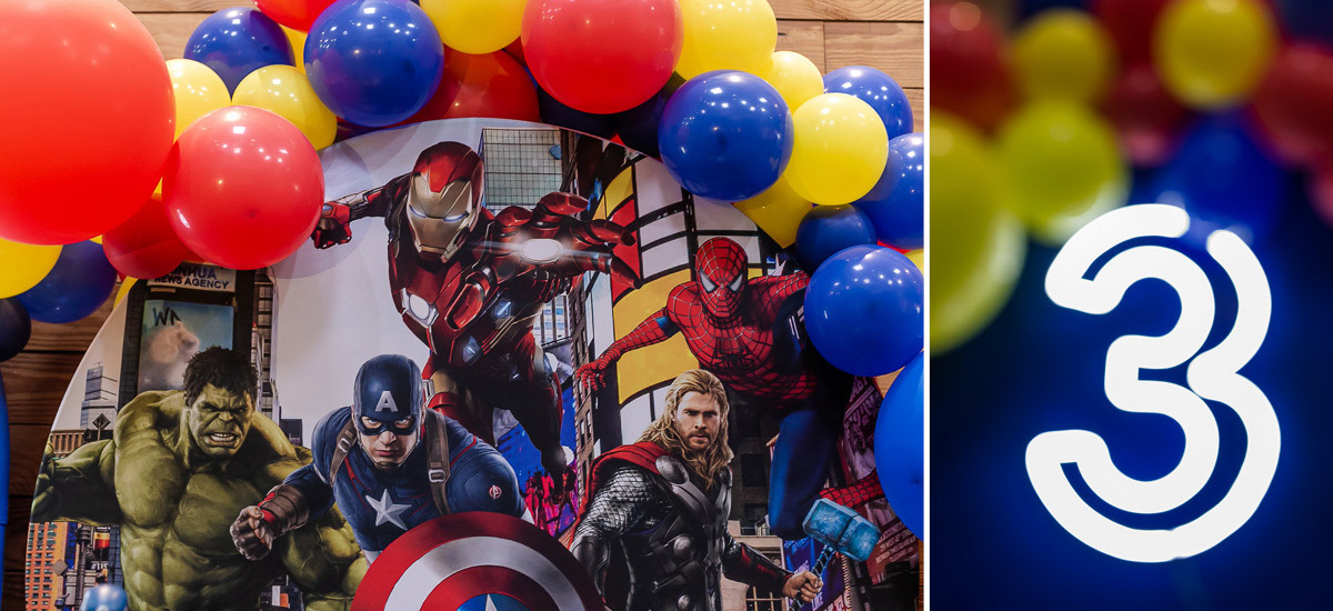 fotos do aniversário de 3 anos do fred com tema vingadores que aconteceu lá no buffet espaço puzzle na vila olímpia sao paulo sp