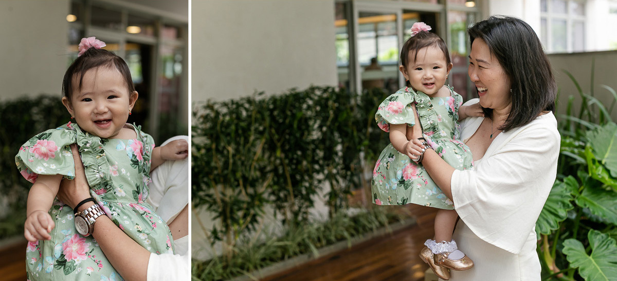 fotografias do aniversário de 1 ano da bianca com o tema jardim que aconteceu no salão de festas do condominio da familia