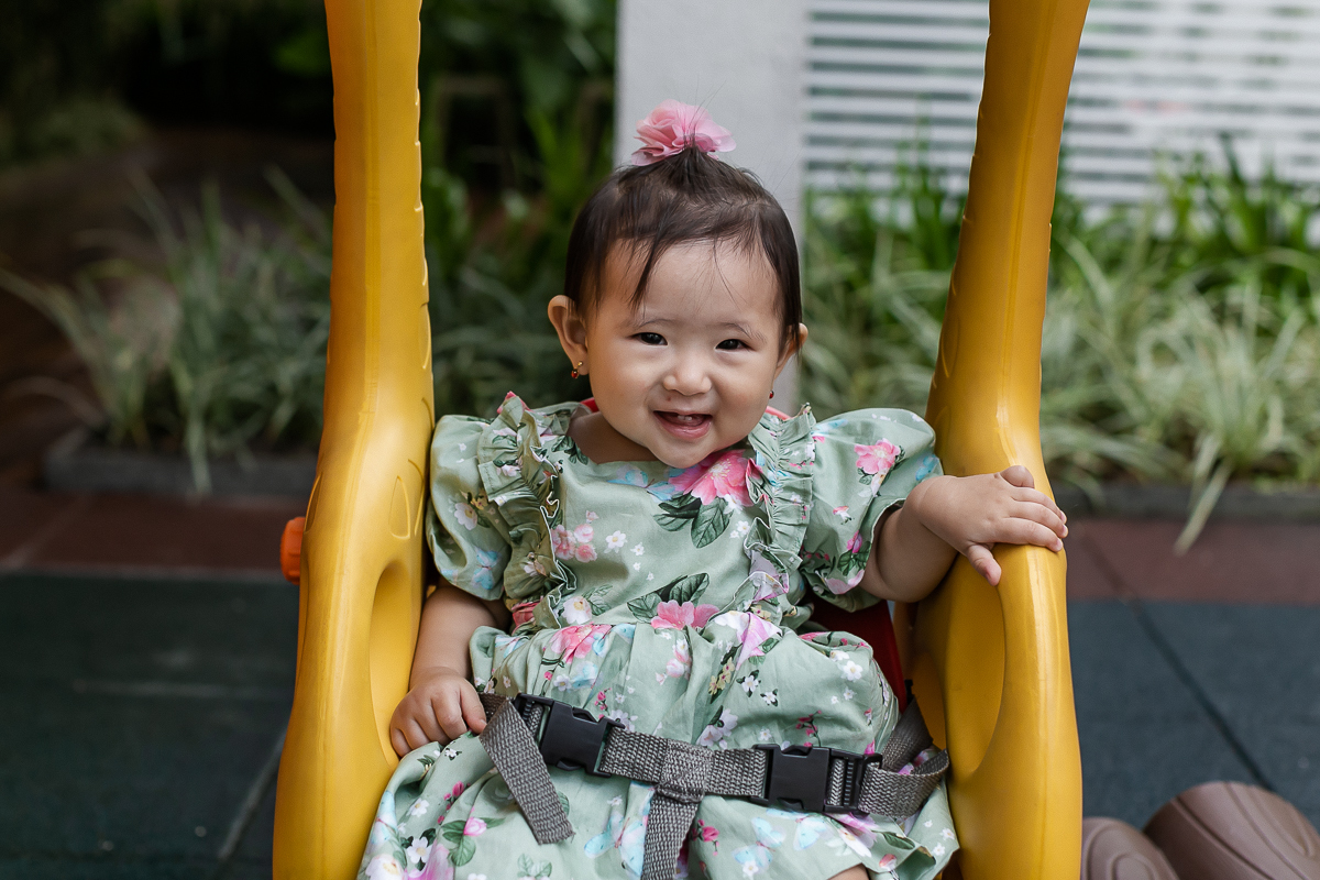 fotografias do aniversário de 1 ano da bianca com o tema jardim que aconteceu no salão de festas do condominio da familia